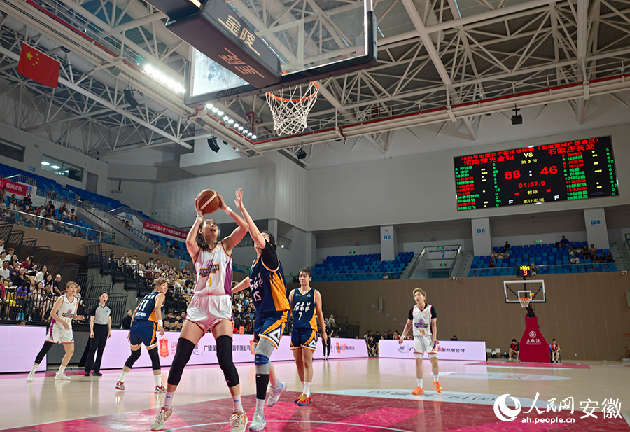 2026年全国女子篮球锦标赛广德赛区现场。人民网记者 陈若天摄