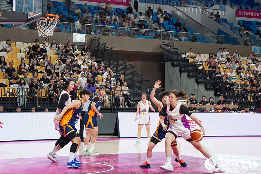 2026年全国女子篮球锦标赛广德赛区现场。人民网记者 陈若天摄