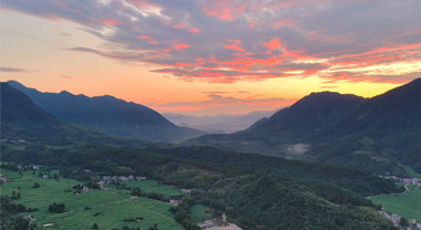 旌德:晨觀旭日暮賞霞 朝夕盛景皆如畫