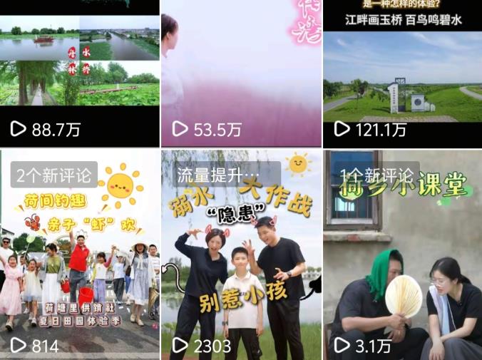 “兔子话陶辛”短视频发布截图。