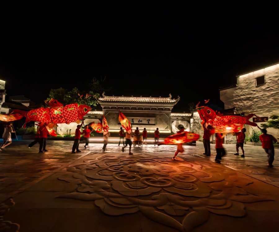 宣城绩溪：文明实践添新韵 鱼灯夜游引新风【3】