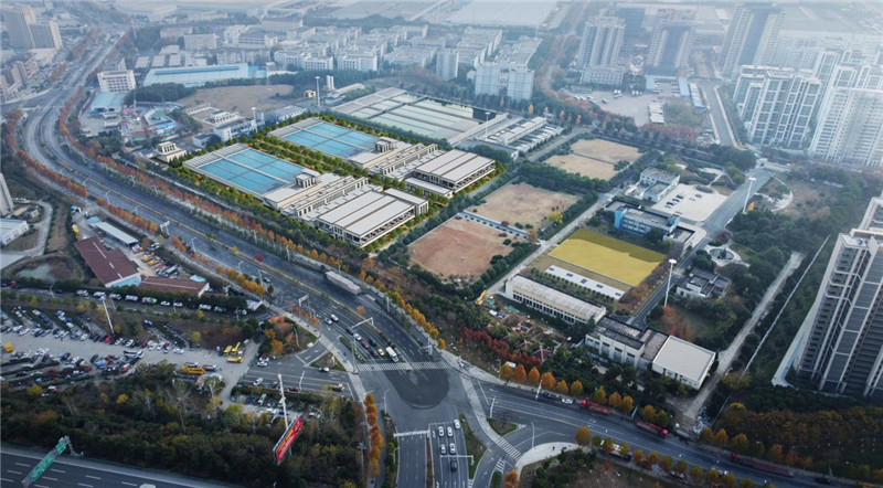 合肥五水厂效果图。安徽建工建设投资集团供图