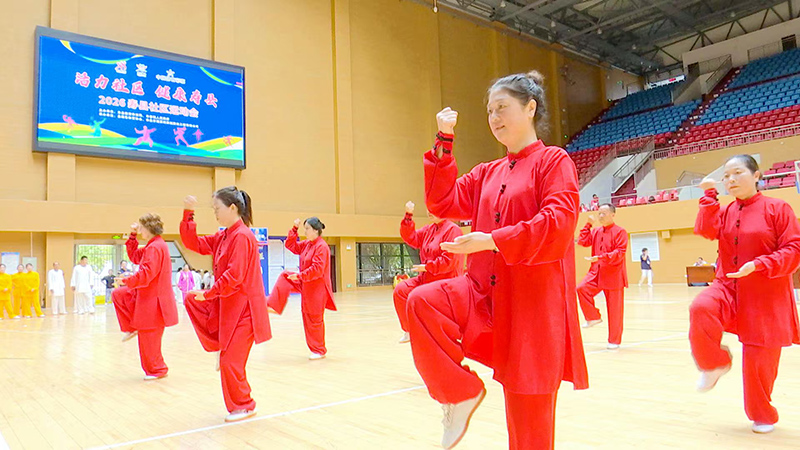 2026年寿县社区运动会比赛现场。