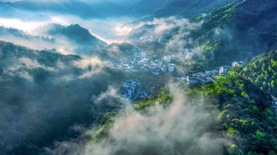 遥看大山村全貌