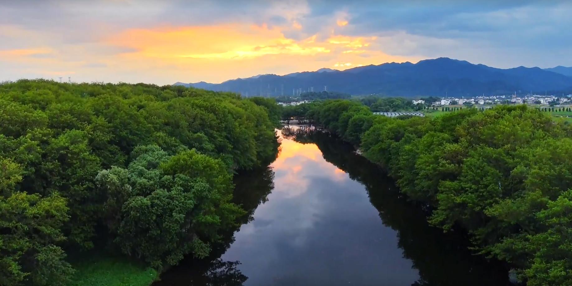 西溪南古村美景。