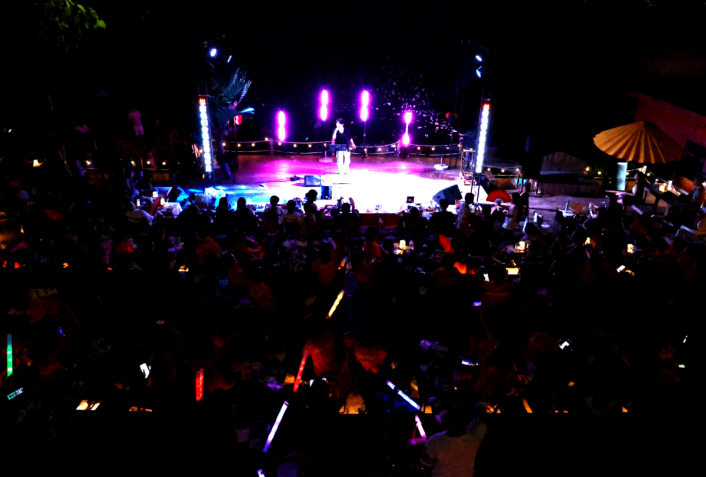 落日音樂會現場。彭紅玲 攝