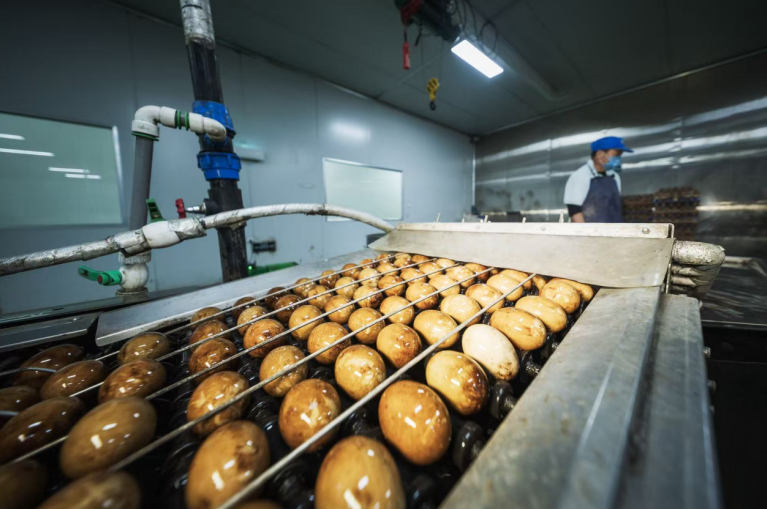 安徽龙耕食品科技股份有限公司生产车间。受访者供图
