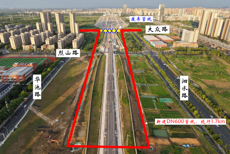 新建燃气管道走向图