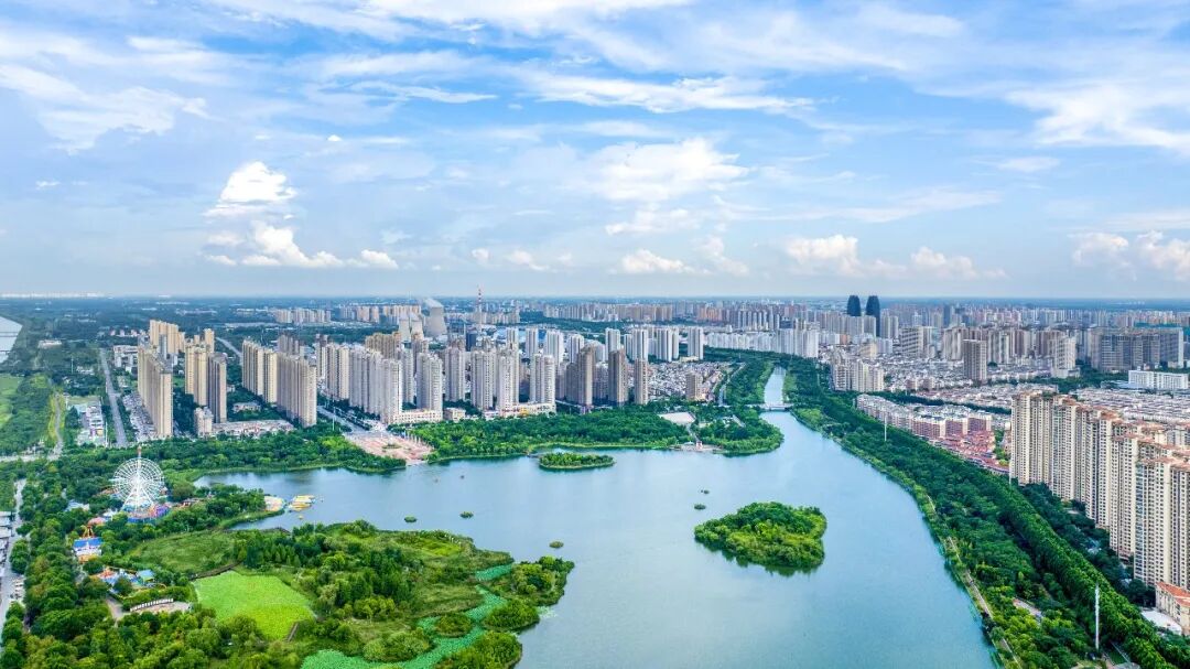 绿染皖北。