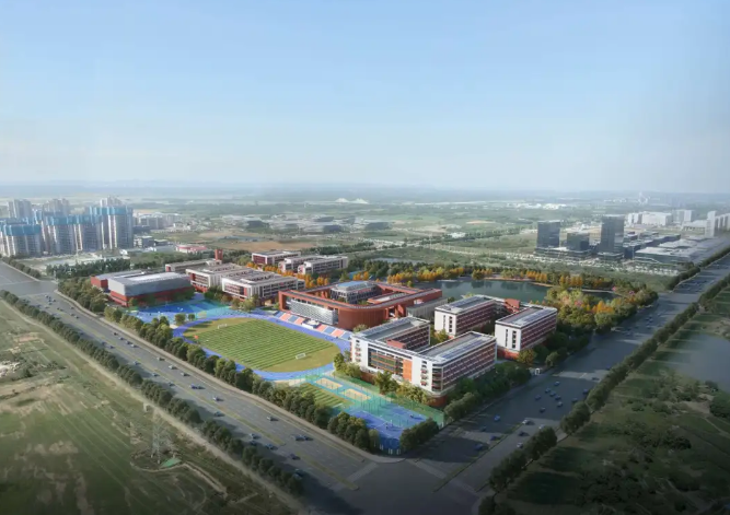 合肥市第九中學高新校區效果圖
