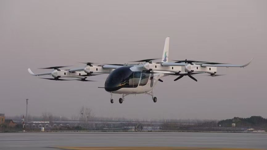 覽翌航空五人座客運eVTOL LE200。受訪者供圖