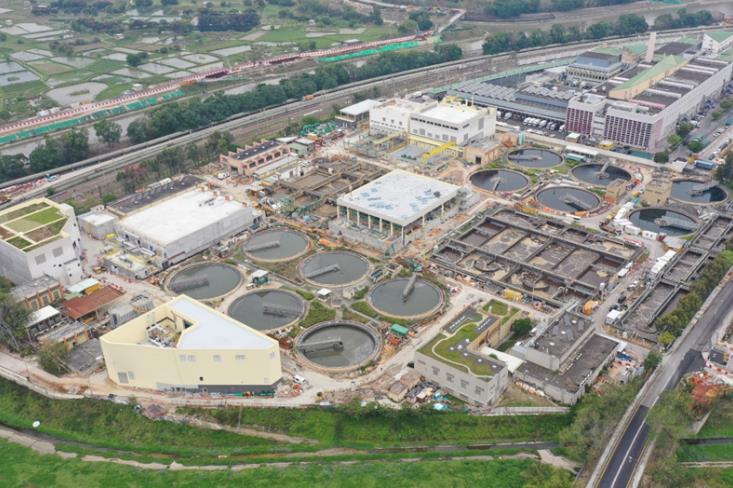 中國化學三化建香港新界東北污水收集系統核心泵房安裝全面收官。中國化學三化建供圖