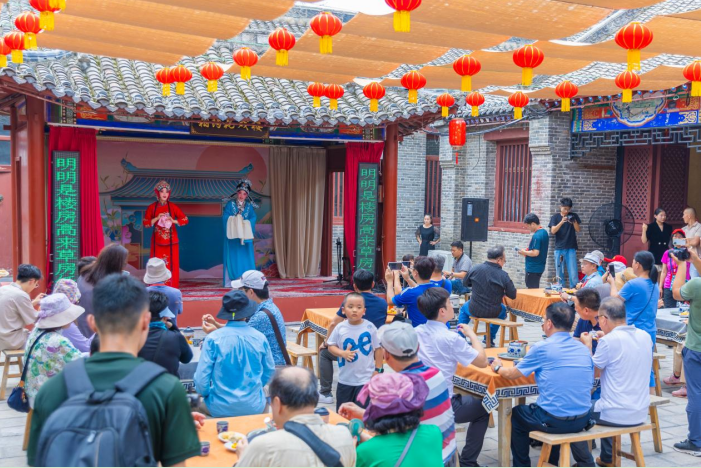 花戲樓景區傳統戲曲展演。亳州文旅集團供圖