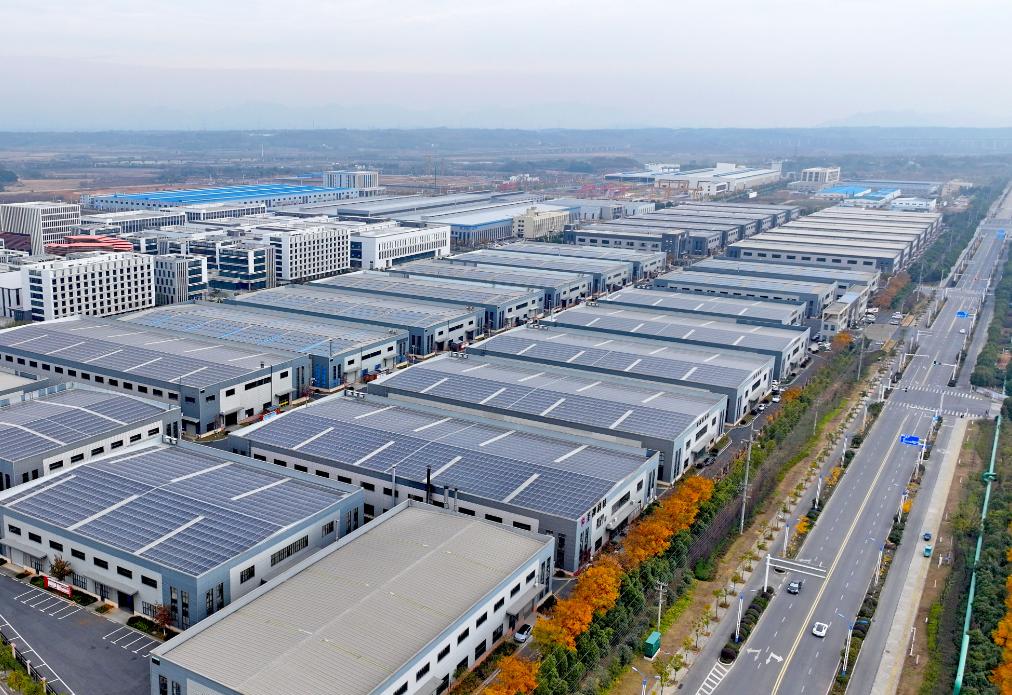 嘉铜合创金属制品产业园航拍图。梅建广摄