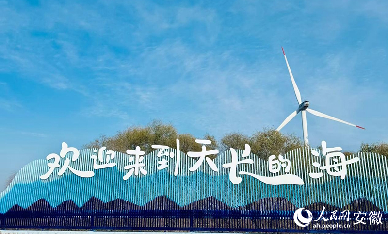 位於天長市萬壽鎮的“天長的海”。人民網記者 周坤攝