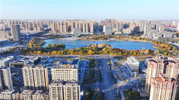 亳州高新区城市鸟瞰图。亳州高新区供图