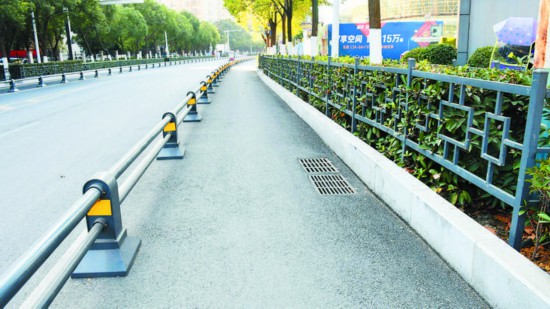 花沖路改造后。