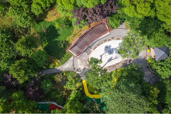 蜀山區打造了26處城市口袋公園。蜀山區委宣傳部供圖